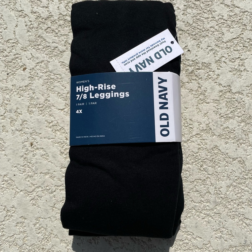 Black 7/8 high waisted leggings